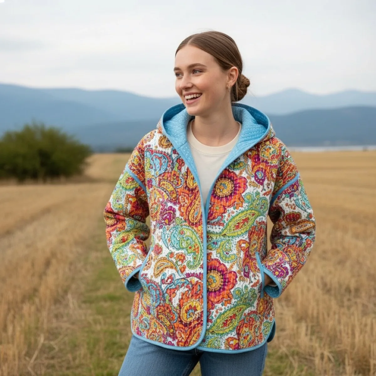 Hooded Quilted Jacket II view 6